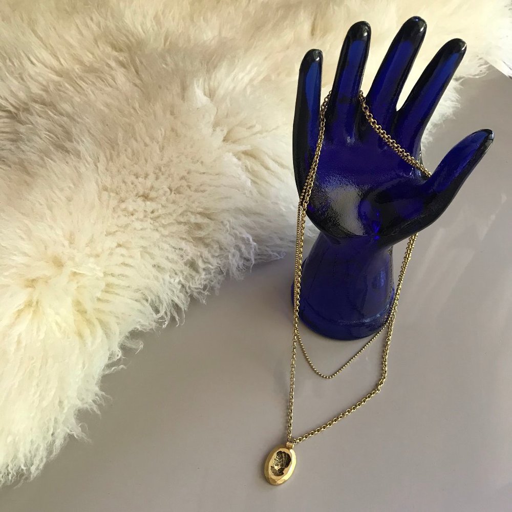 Double Chain Gold Necklace